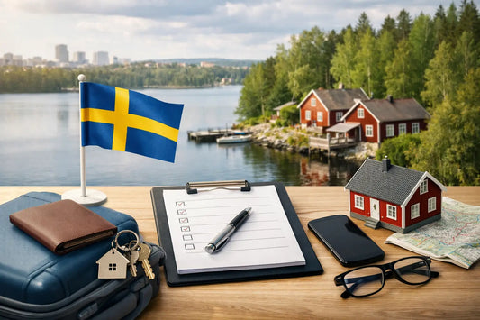 Flytta till Sverige checklista för en smidig start
