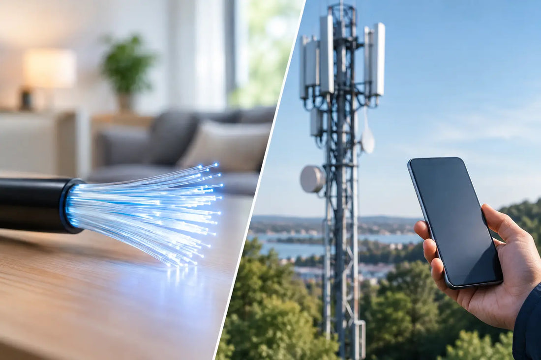 Bredband via fiber eller 5G - vad passar dig?
